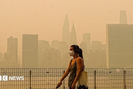 Trump ameaçou impor tarifas ao Canadá devido à fumaça dos incêndios florestais nas cidades dos EUA
