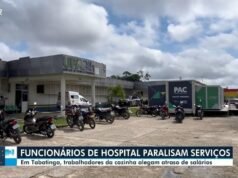 Hospital Tabatinga: Cozinha por 4 meses de salário atrasado