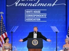 No Jantar dos Correspondentes, Trump elogiou suas conquistas e relacionamento com a imprensa