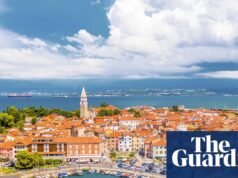 Verão nas férias da Riviera Eslovena na Eslovênia