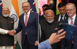 Albanese recebe o primeiro-ministro indiano Narendra Modi em Melbourne