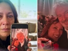 A cantora Kate Ceberano expressou choque com a postagem falsa de inteligência artificial mostrando-a chorando por seu falecido amigo Sam Neill