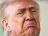 Caso de difamação de Trump é ridicularizado fora do tribunal