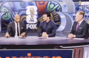 Thierry Henry entra em conflito com o analista da Fox Sports Alexi Lalas durante acalorada controvérsia do cartão vermelho em Balogun