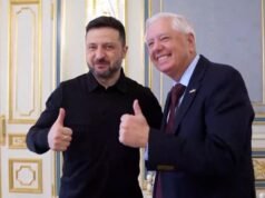Um dia antes de sua morte, Graham fez seus comentários finais na Ucrânia