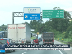Regis Bittencourt prevê investimento de R$ 7 bilhões em leilões e redução de pedágio