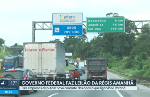 Regis Bittencourt prevê investimento de R$ 7 bilhões em leilões e redução de pedágio